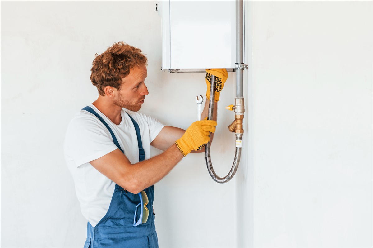 Maintenance d'un aérotherme à eau chaude