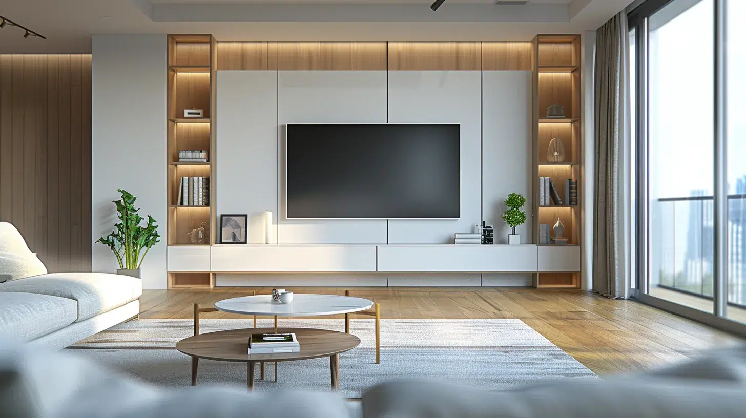 ensemble mural TV