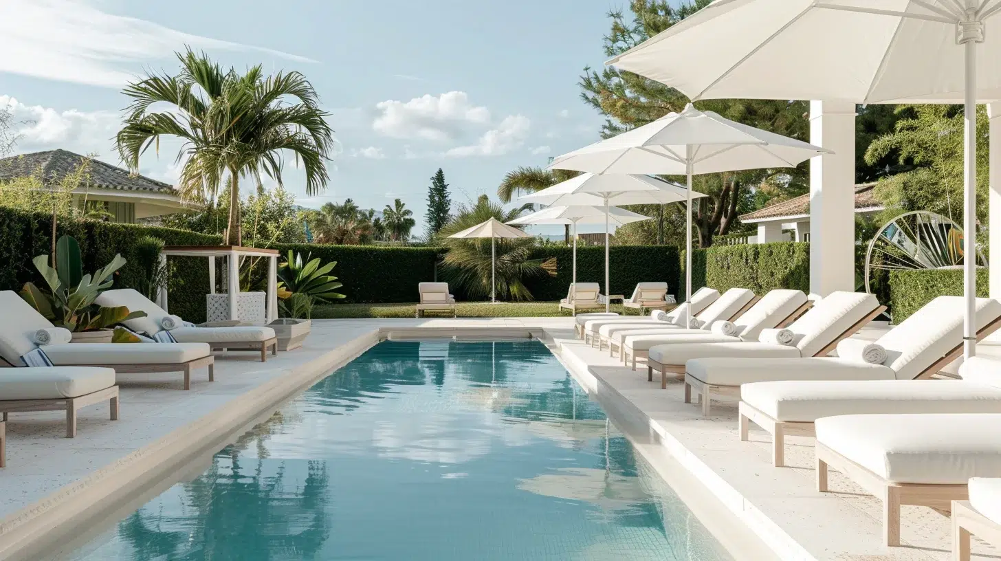 piscine éclatante