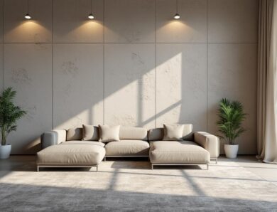 Les différentes finitions de crépi écrasé intérieur à découvrir