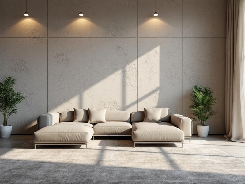 Les différentes finitions de crépi écrasé intérieur à découvrir