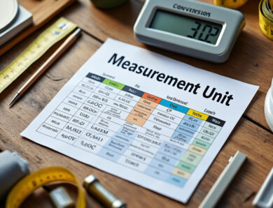 Comment le tableau d’unité de mesure facilite la compréhension des conversions