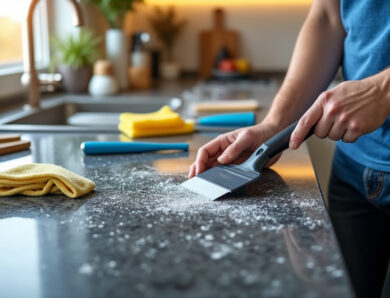 Erreurs à éviter pour enlever du silicone sur un plan de travail