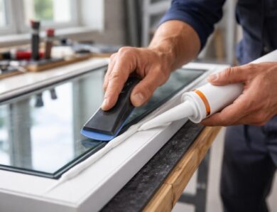 Astuces pour mastiquer une vitre et lisser efficacement le mastique