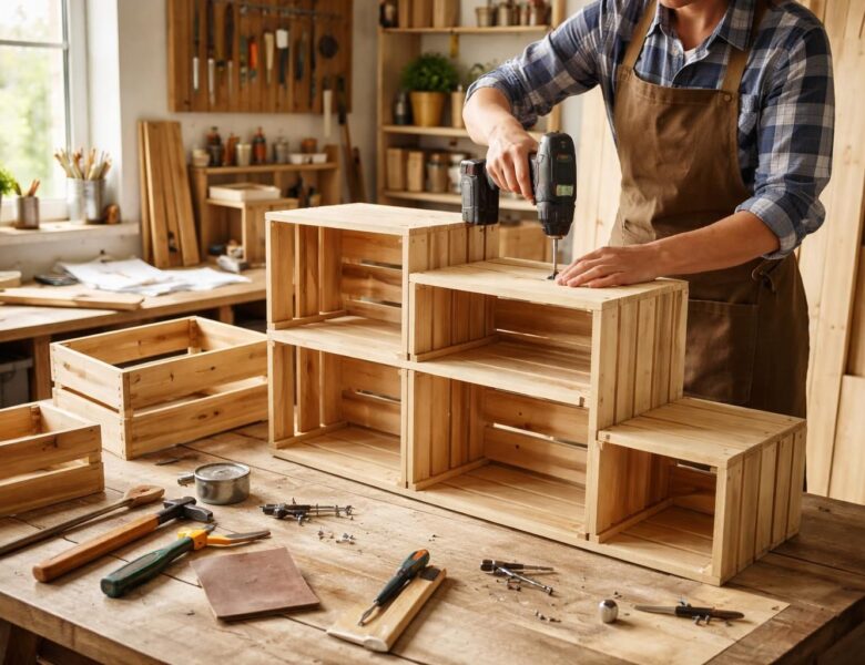 Conseils pratiques pour fabriquer un meuble en caisse à pomme