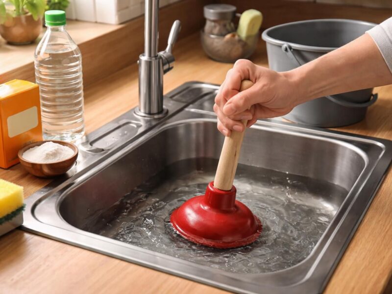 Découvrez comment déboucher un évier en 5 minutes avec ces méthodes simples