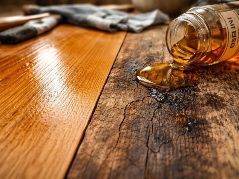 Évitez les pièges : les véritables dangers de l&rsquo;huile de lin pour le bois