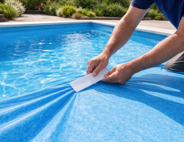 Guide pratique pour enlever les plis du liner d&rsquo;une piscine pleine efficacement