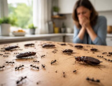 Impact des insectes noirs dans la maison sur la santé