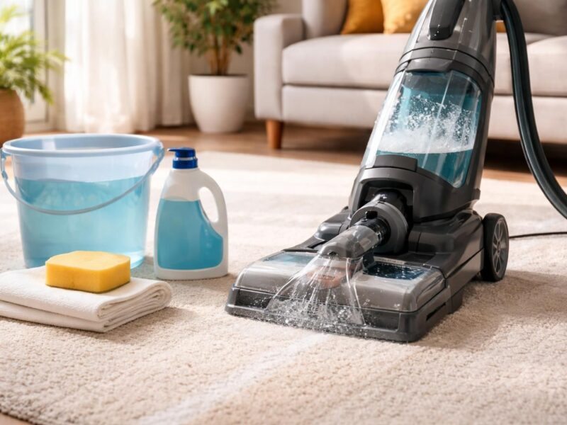 Les astuces à connaître : peut-on mettre de la lessive dans une shampouineuse ?