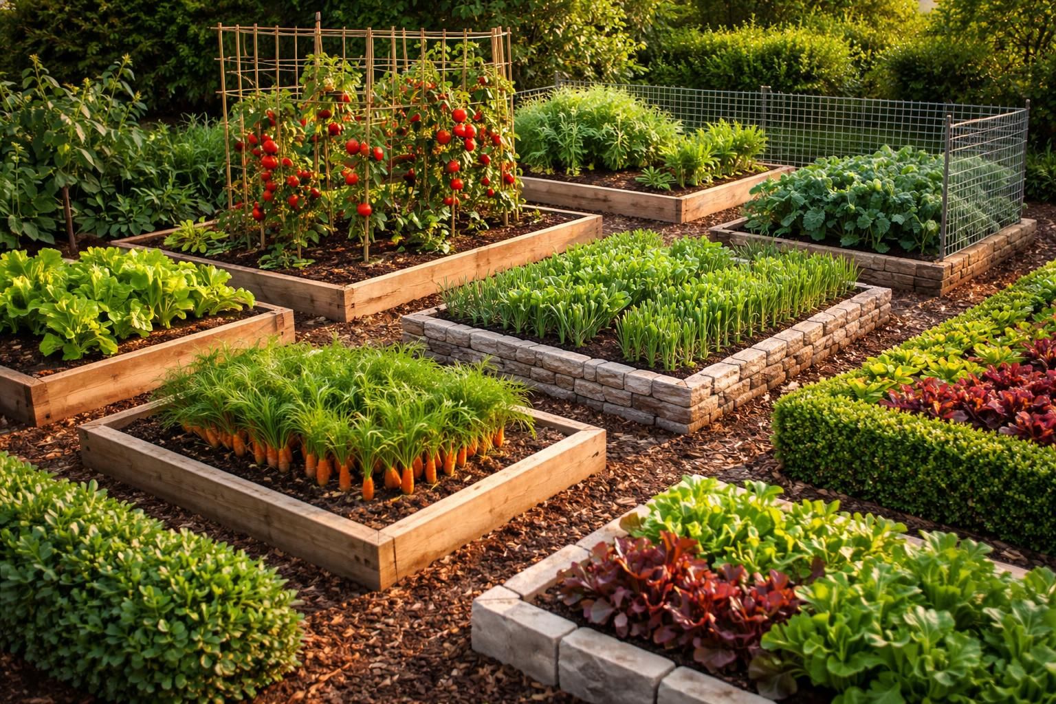 découvrez les meilleurs matériaux pour délimiter votre potager efficacement et protéger vos cultures tout en apportant une touche esthétique à votre jardin.