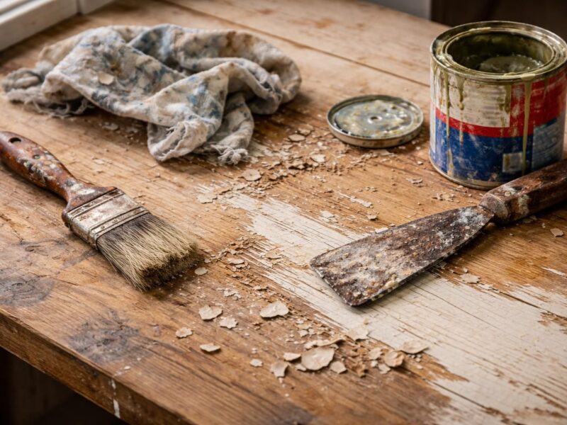 Les erreurs à éviter quand vous cherchez comment enlever de la peinture sur du bois
