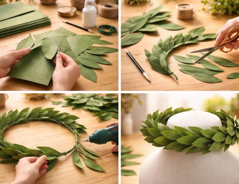 Les étapes simples pour fabriquer une couronne de laurier en papier pour vos occasions spéciales