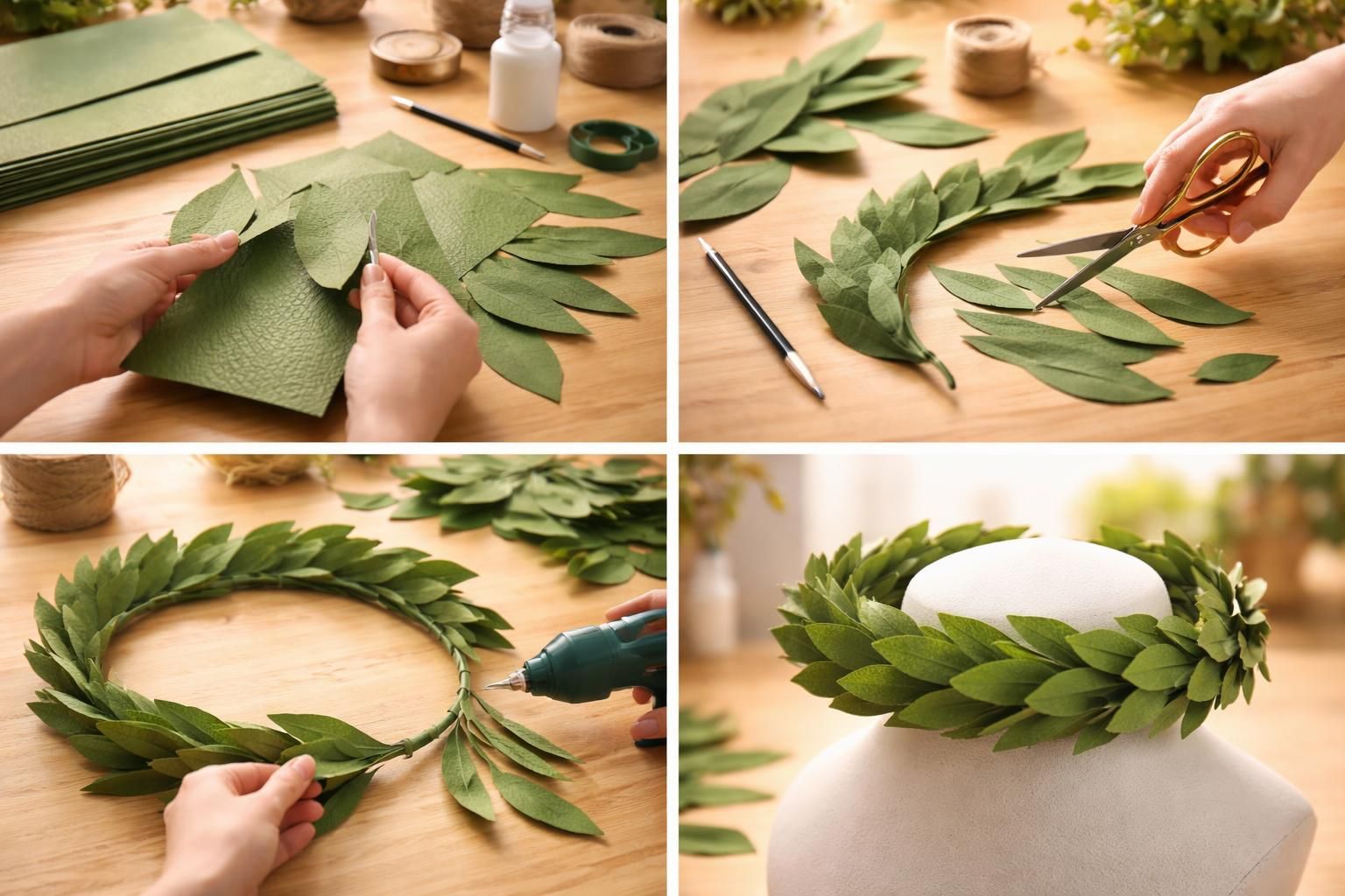 découvrez comment fabriquer une couronne de laurier en papier facilement grâce à nos étapes simples, idéale pour embellir vos occasions spéciales avec une touche artisanale.