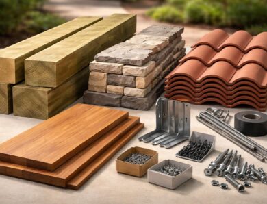 Les matériaux indispensables pour fabriquer un porche d&rsquo;entrée réussi