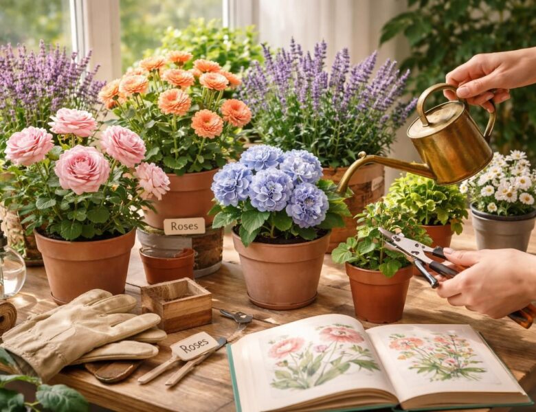 Les meilleures astuces pour connaître les fleurs et les entretenir chez soi