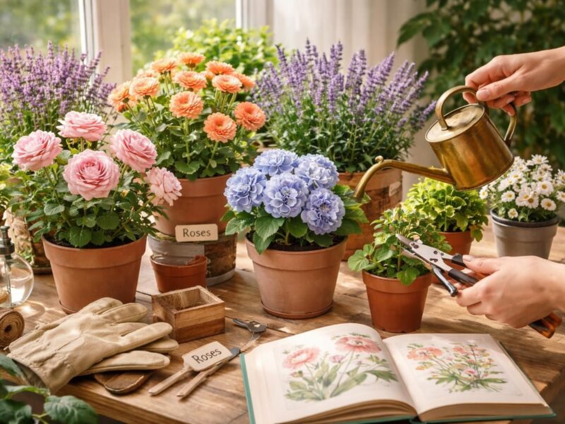 Les meilleures astuces pour connaître les fleurs et les entretenir chez soi