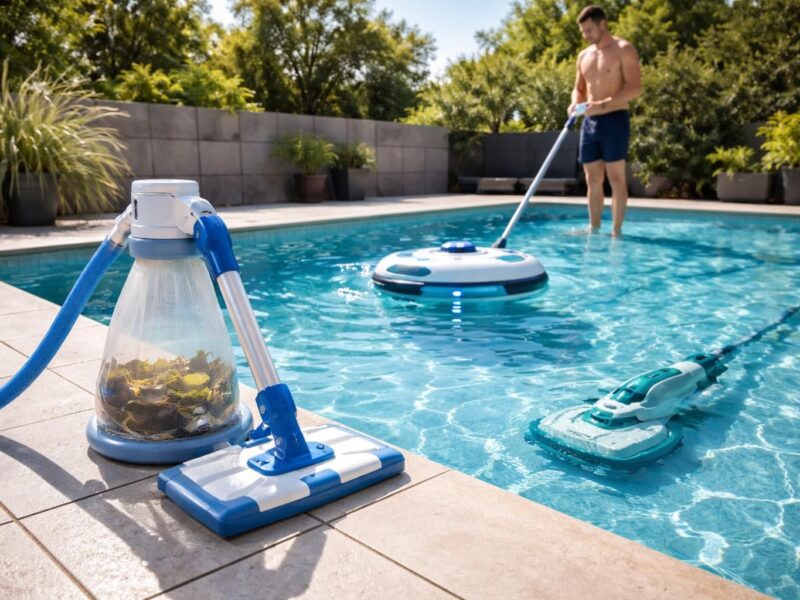 Les méthodes efficaces pour aspirer la piscine sans passer par le filtre