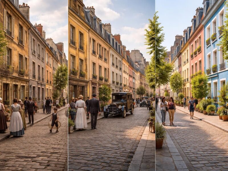 L&rsquo;histoire fascinante des maisons colorées de la rue crémieux à Paris à travers les siècles