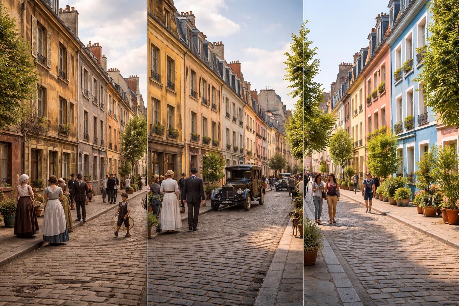 découvrez l'histoire fascinante des maisons colorées de la rue crémieux à paris, leur évolution à travers les siècles et leur charme unique qui séduit visiteurs et habitants.