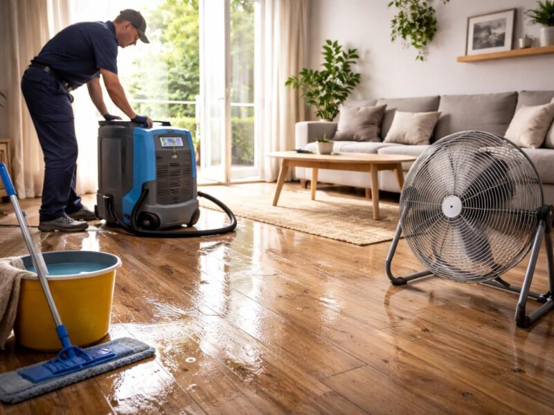 Que faire pour réduire le temps de séchage du parquet stratifié après un dégât des eaux