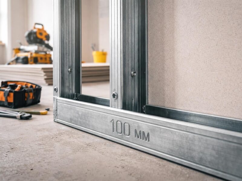 Rail Placo de 100 mm : quand l’utiliser