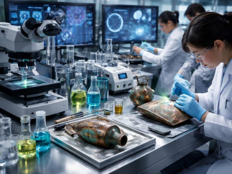 Techniques innovantes pour traiter l&rsquo;oxydation de vert de gris