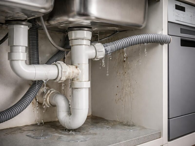 Évacuation évier et lave-vaissellecouplé : les signes d&rsquo;un problème à ne pas négliger