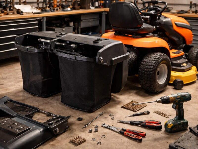 Fabriquer un bac de ramassage pour le tracteur tondeuse : les erreurs à éviter