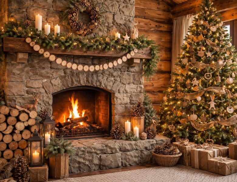Guide pour une décoration en rondin de bois pour Noël réussie