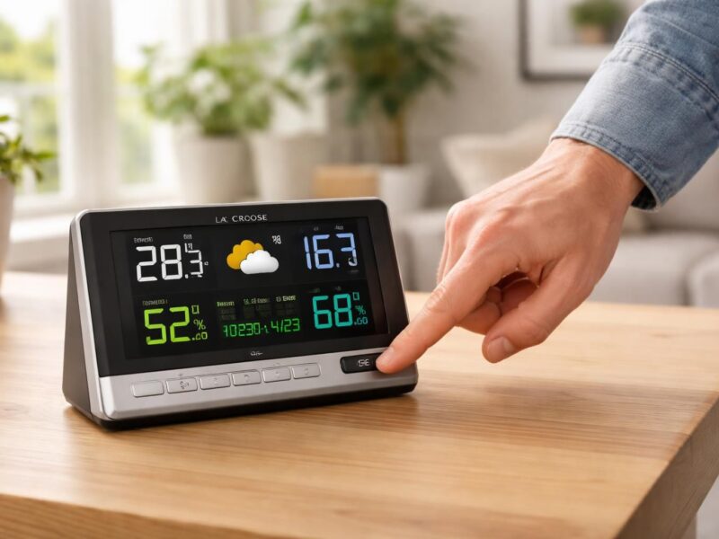 Guide pratique pour réinitialiser une station météo La Crosse Technology