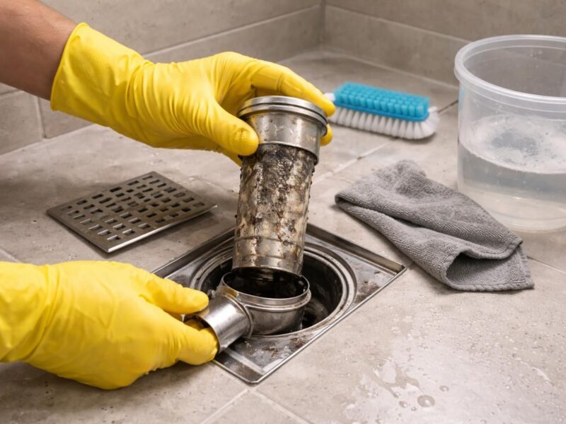 Le nettoyage du siphon de la douche italienne : un guide pour les débutants