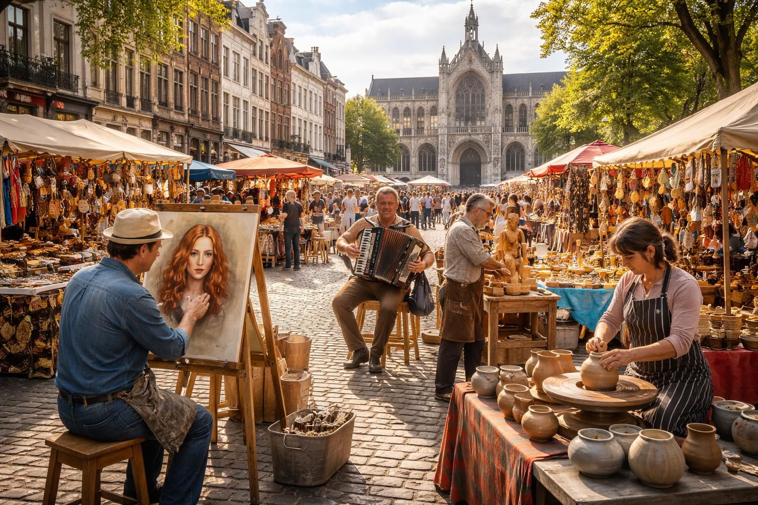 découvrez les artistes et artisans passionnés qui donnent vie à la place sainte-catherine, un lieu vibrant de créativité et de savoir-faire unique.