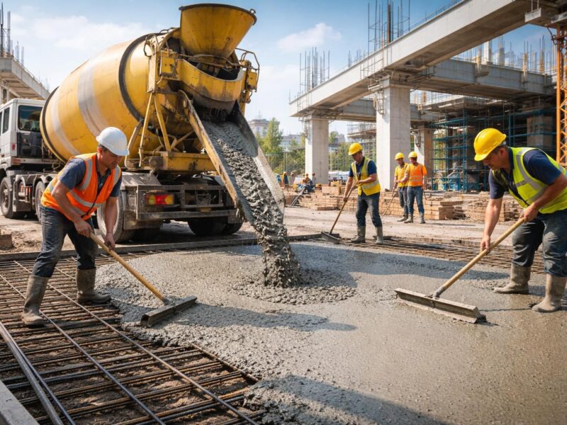 Les avantages du béton tout prêt pour des travaux rapides et efficaces