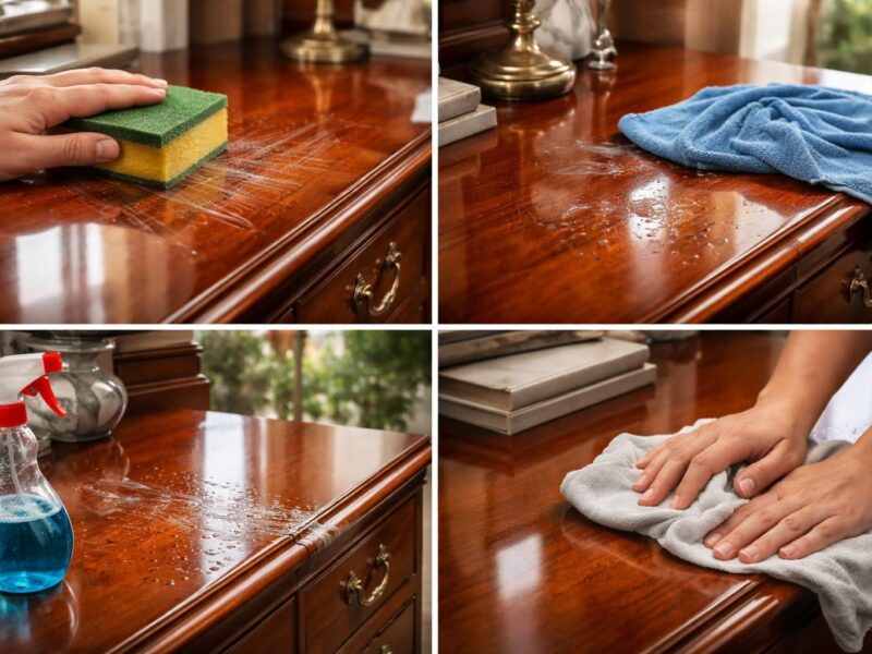 Les erreurs à éviter lorsque vous voulez nettoyer un meuble en merisier vernis