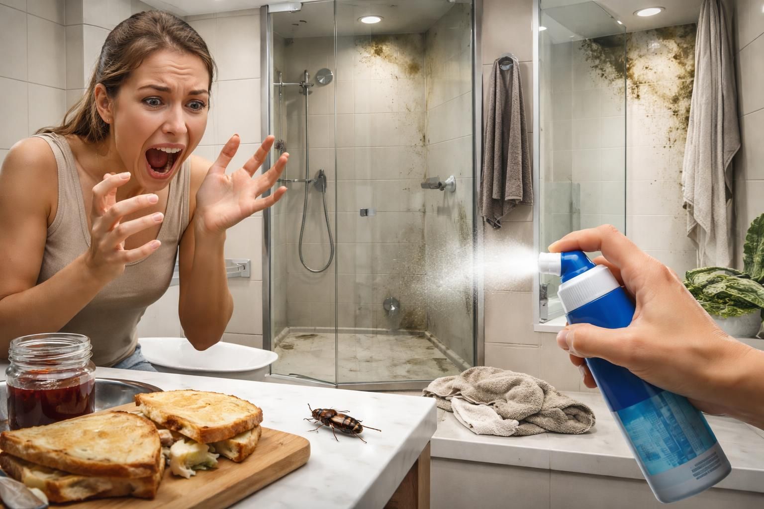 découvrez les erreurs fréquentes à ne pas commettre lorsqu'un insecte apparaît dans votre salle de bain et apprenez comment réagir efficacement pour garder cet espace propre et sain.