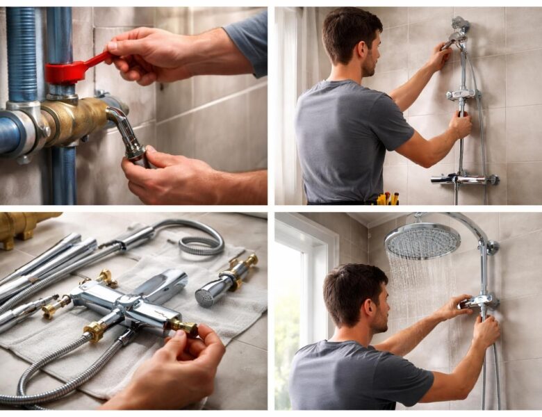 Les étapes essentielles pour changer la colonne de douche chez soi