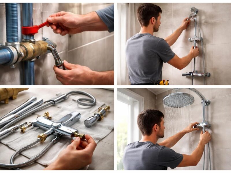 Les étapes essentielles pour changer la colonne de douche chez soi