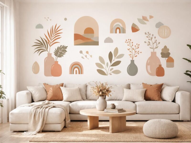 Les meilleurs stickers muraux pour salon : comment choisir le bon design ?