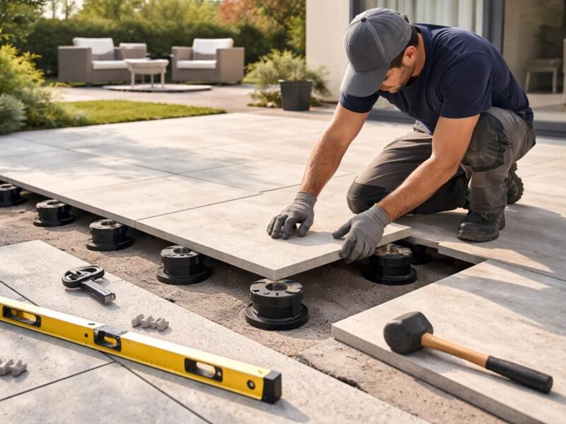 Les prix pour la pose d&rsquo;une dalle sur plot 60×60 : conseils pour un budget optimal