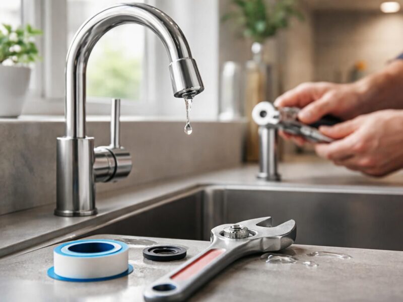 Les solutions durables pour un robinet qui goutte après une mauvaise installation