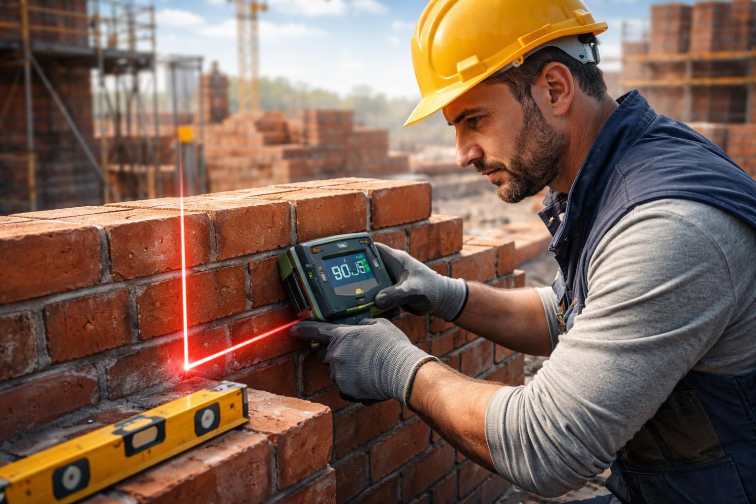 découvrez comment les nouvelles technologies permettent aux maçons d'optimiser le calcul des angles droits pour des constructions précises et efficaces.