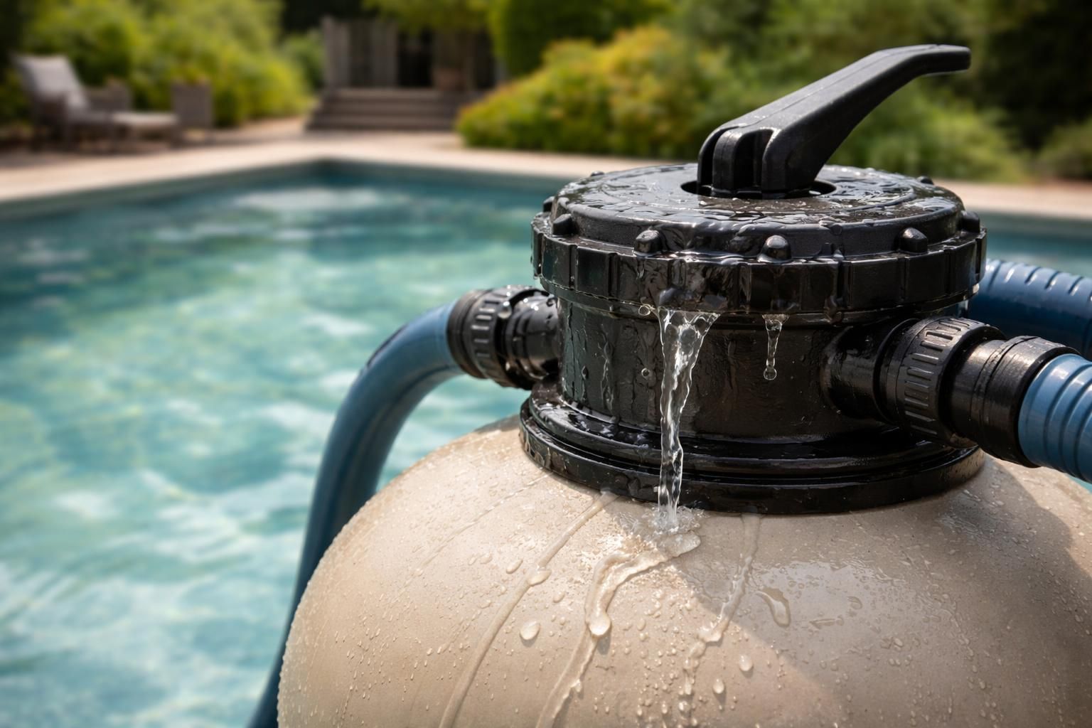 découvrez pourquoi une fuite au niveau du couvercle du filtre à sable de votre piscine peut compromettre la qualité de votre eau et comment y remédier rapidement pour assurer une baignade saine.