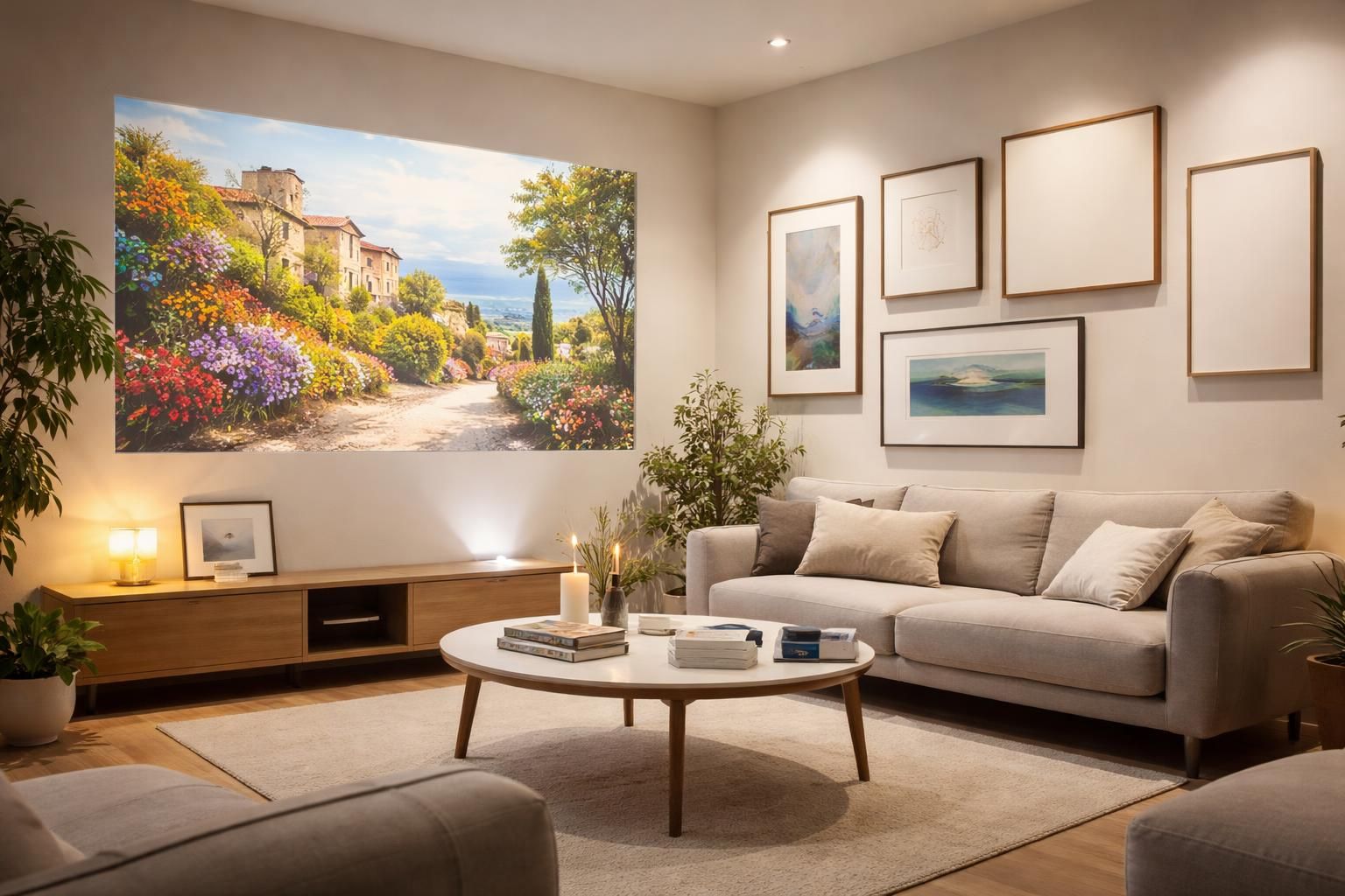 découvrez comment transformer votre salon en une galerie d'art virtuelle grâce au vidéoprojecteur epson, pour une expérience immersive et personnalisée.