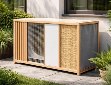 5 matériaux idéaux pour fabriquer un cache climatiseur extérieur efficace