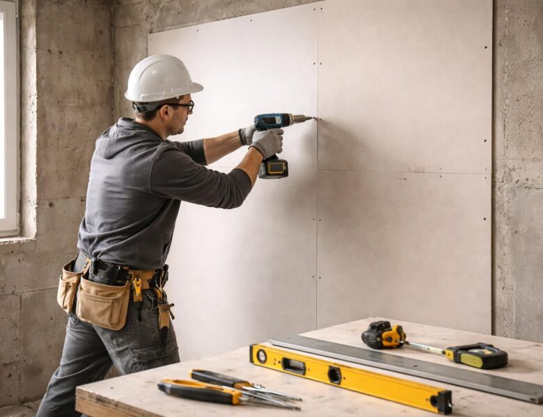 Astuces pratiques pour apprendre comment poser du placo sur un mur sans rail