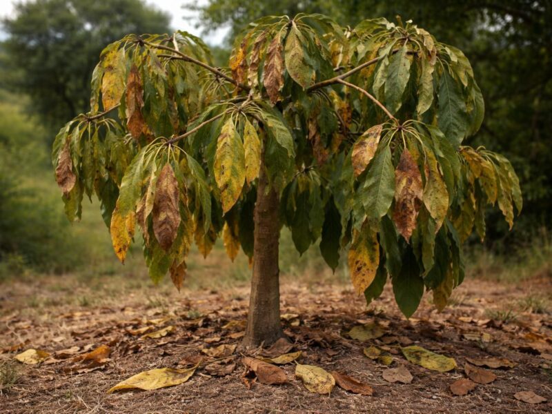 Comment identifier les maladies d&rsquo;un avocatier avec feuilles tombantes