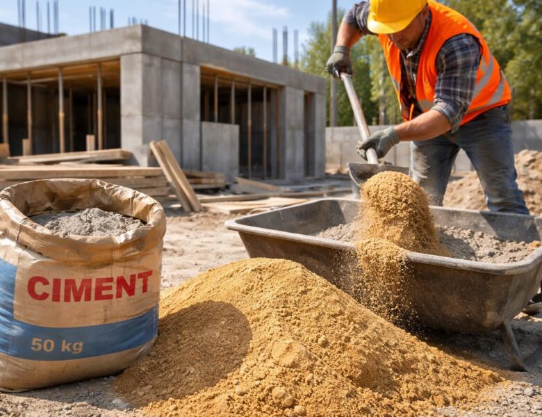 Découvrez combien de sable pour un sac de ciment est nécessaire pour vos projets