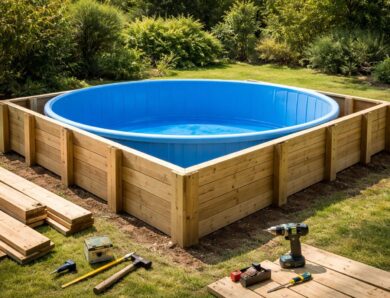 Guide pratique pour construire un bassin hors sol avec une cuve