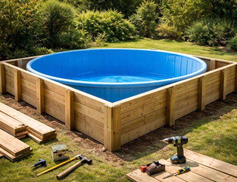 Guide pratique pour construire un bassin hors sol avec une cuve